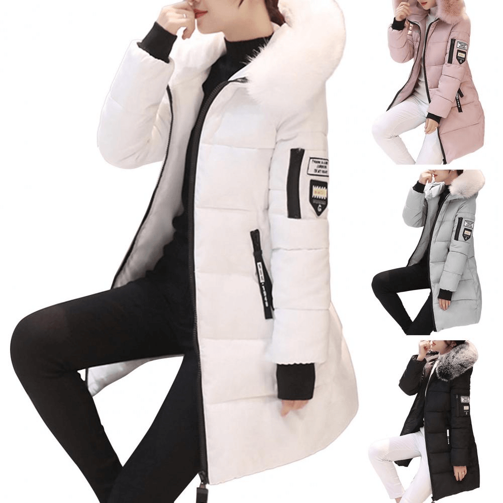 Windproof Puffer Coat for Women
