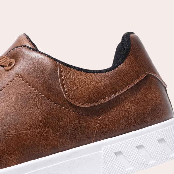 Men's Casual Low-Top Synthetic Leather Trainers