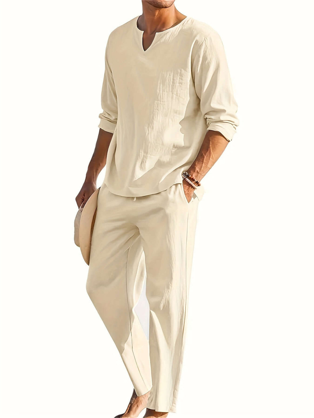 Men's Casual Two-Piece Outfit Set
