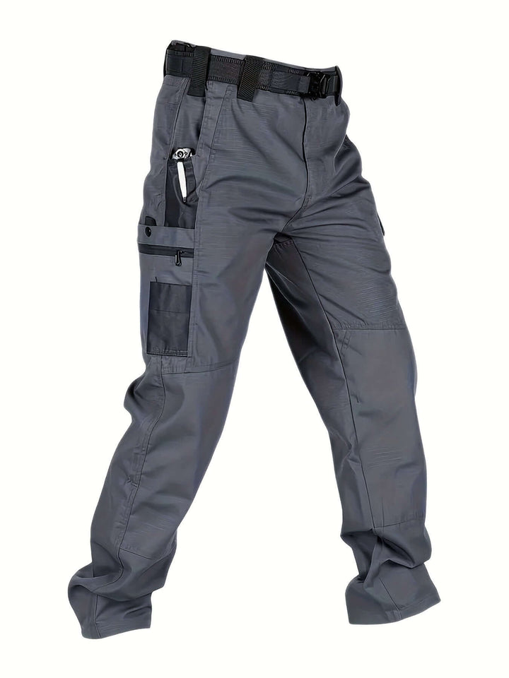 Men's Relaxed Fit Multi-Pocket Cargo Trousers