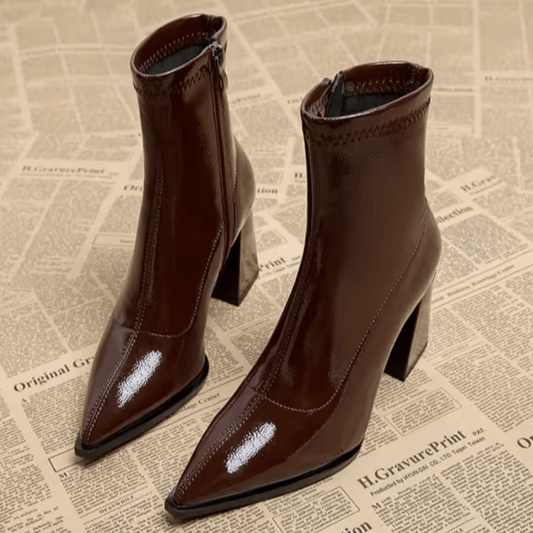 Leather Ankle Boots for Women