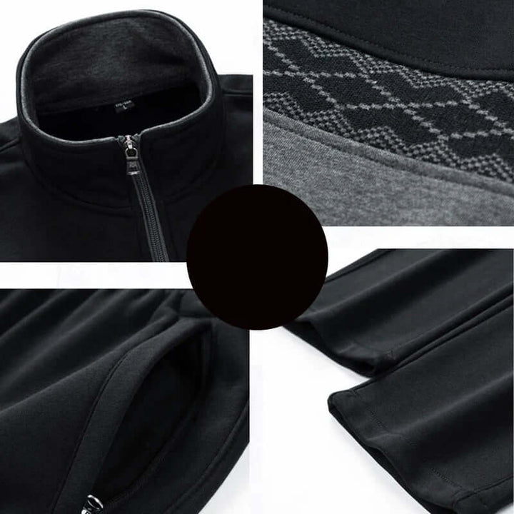 Men's Casual Two-Piece Cardigan Set