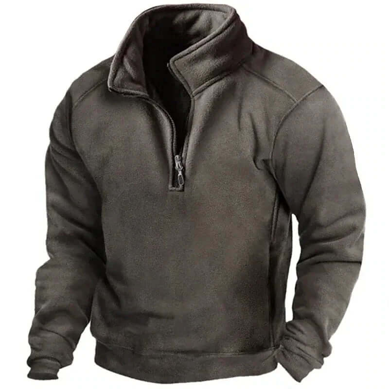 Men's Casual Half-Zip Sweatshirt