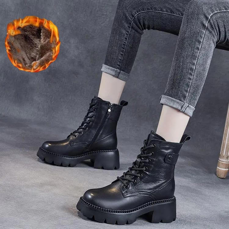 Orthopedic Leather Boots for Women