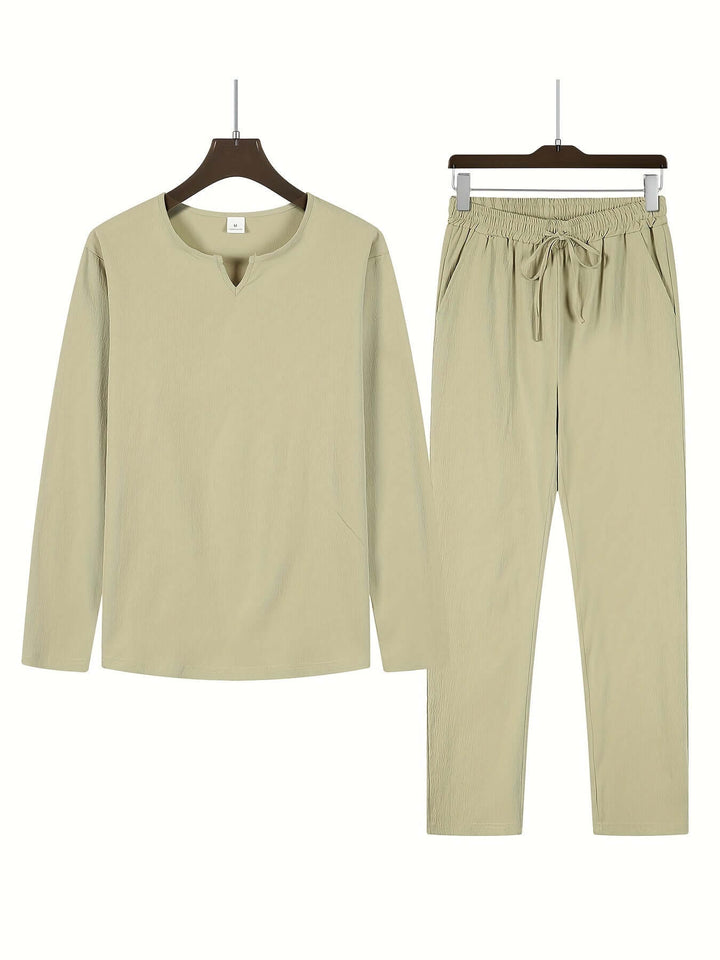 Men's Casual Two-Piece Outfit Set