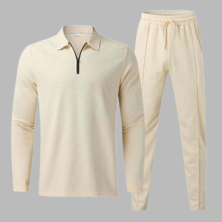 Men's Polo Shirt & Sweatpants Set