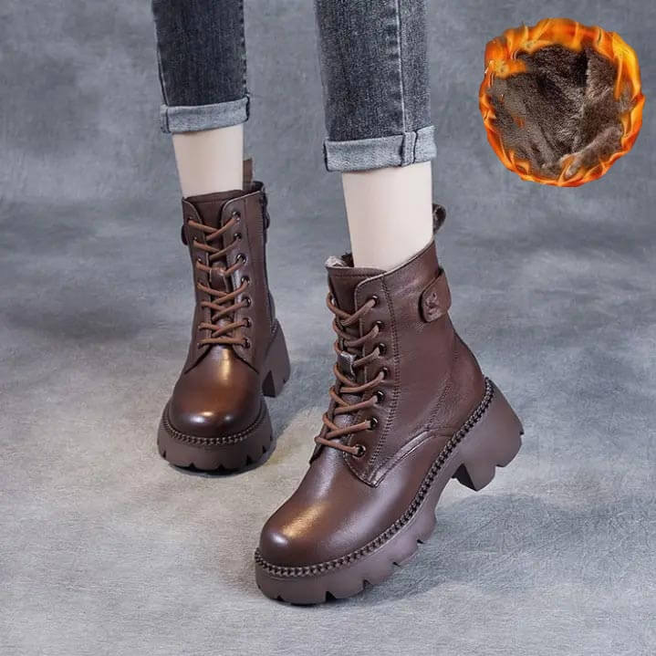 Orthopedic Leather Boots for Women