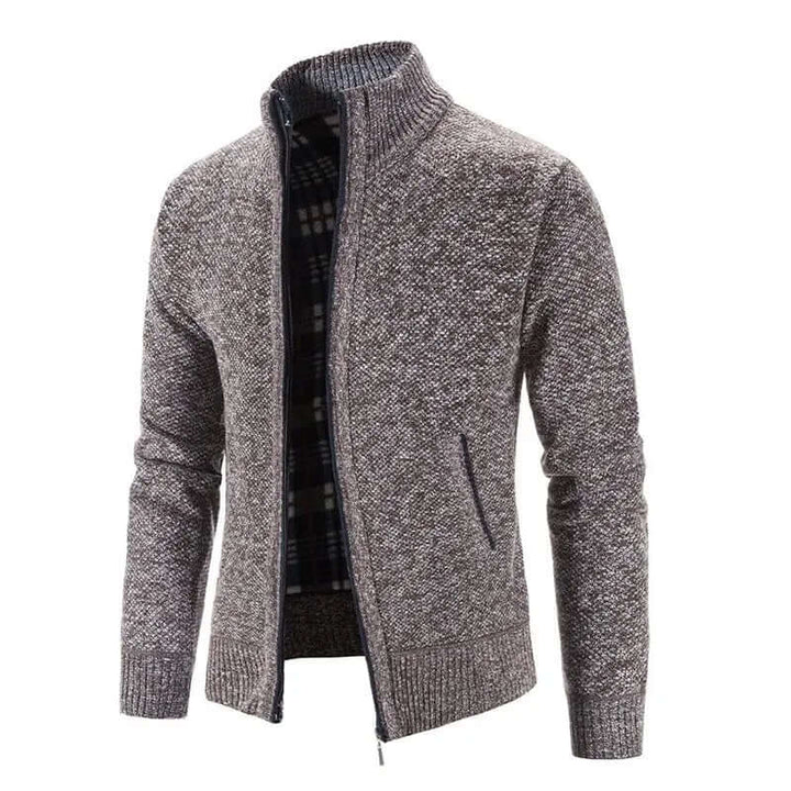 Men's Knitted Cardigan - Warm & Stylish