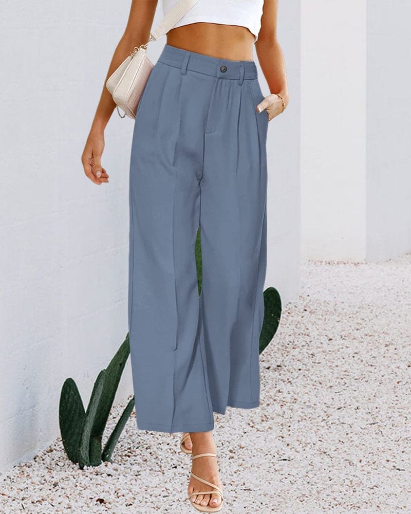 Women's Elegant Wide-Leg Trousers