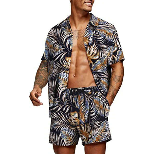 Men's Relaxed Fit Two-Piece Set