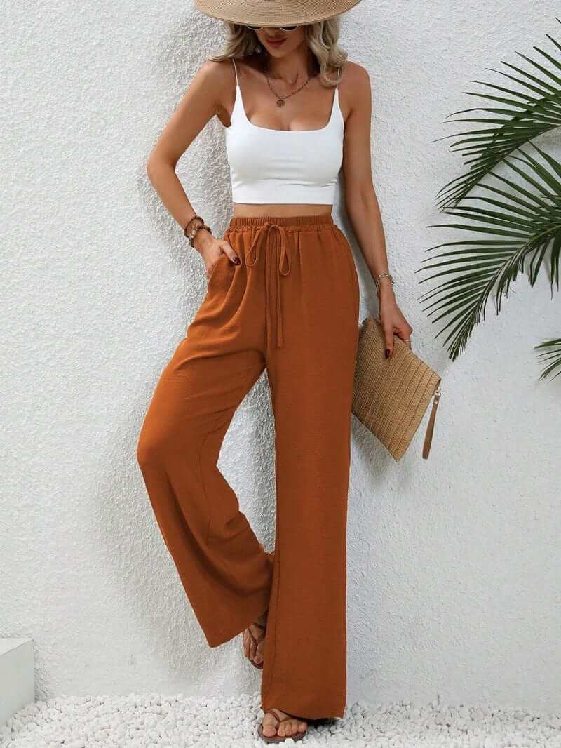 Linen Trousers - Comfortable Fit