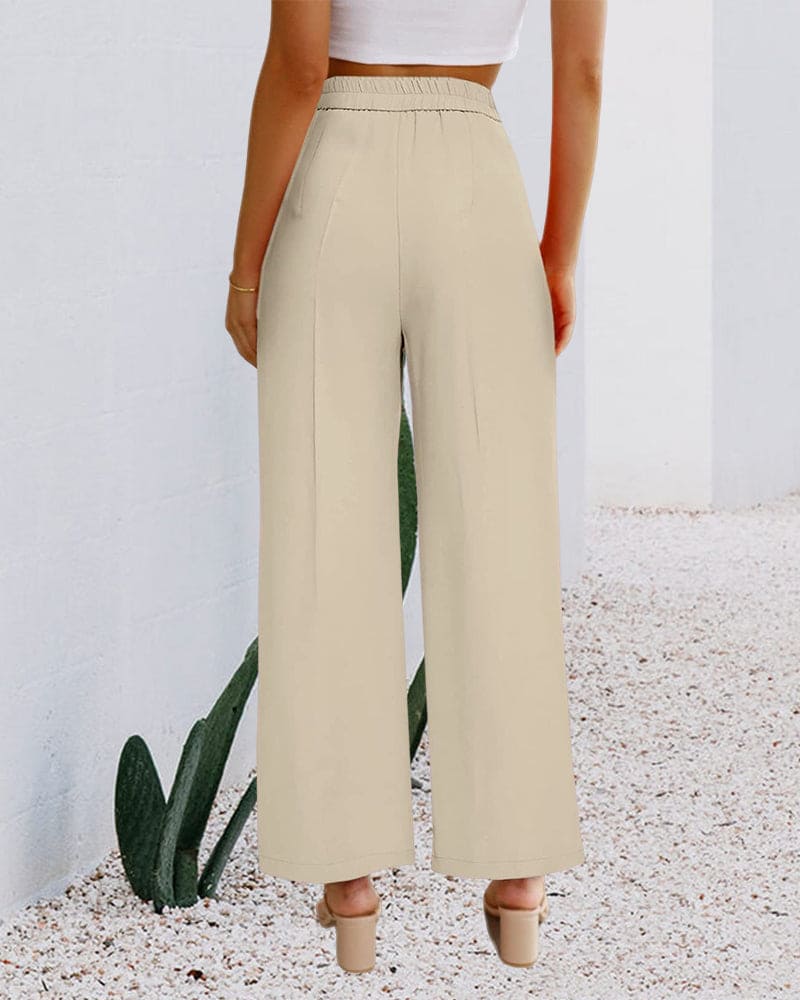 Women's Elegant Wide-Leg Trousers
