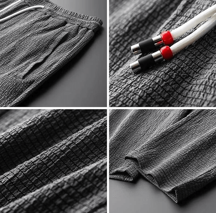 Men's Cotton Linen Loungewear Set