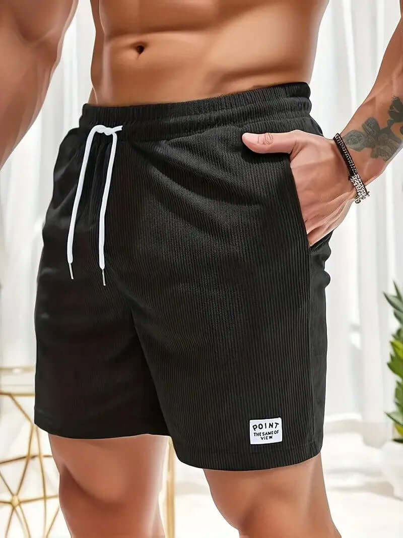 Men's Lightweight Casual Shorts with Drawstring