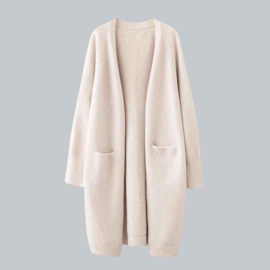 Women's Cashmere Blend Knitted Oversized Cardigan