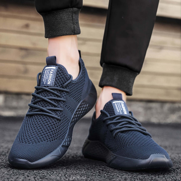 Men's Lightweight Knitted Casual Trainers