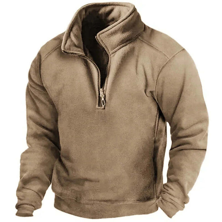 Men's Casual Half-Zip Sweatshirt