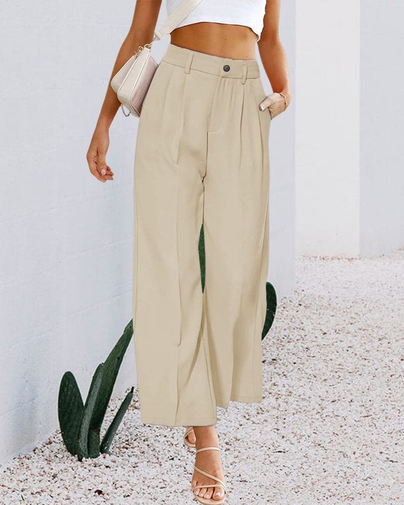 Women's Elegant Wide-Leg Trousers