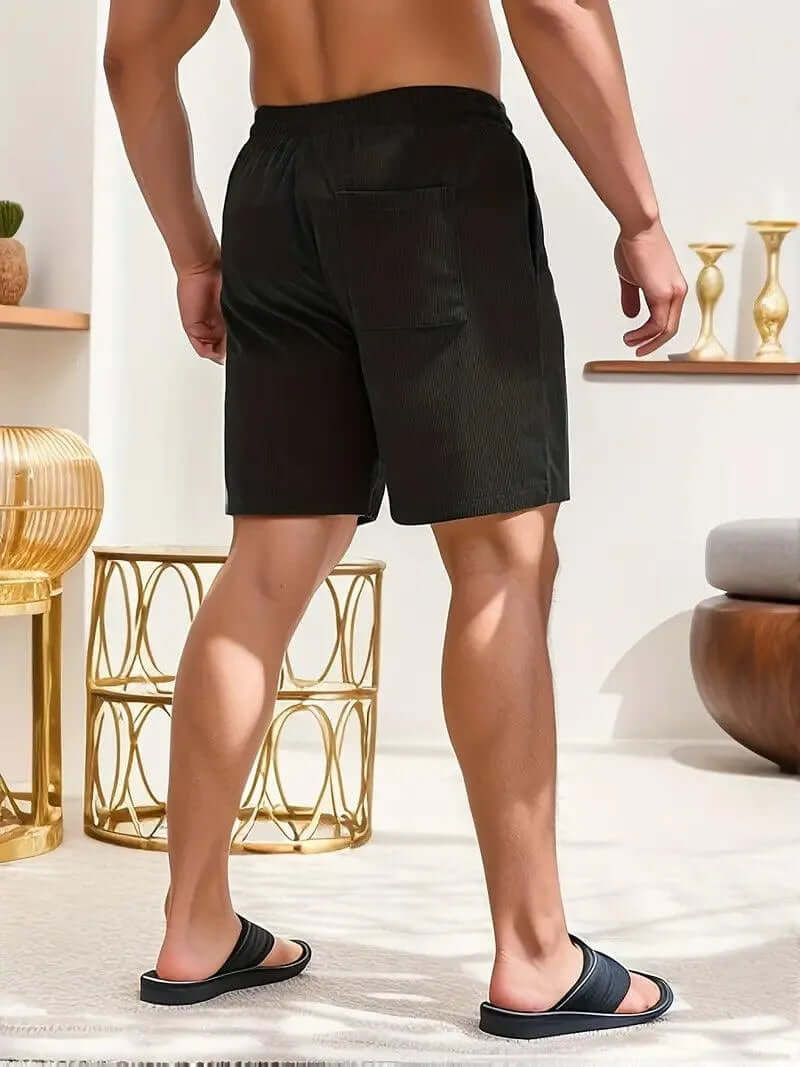 Men's Lightweight Casual Shorts with Drawstring