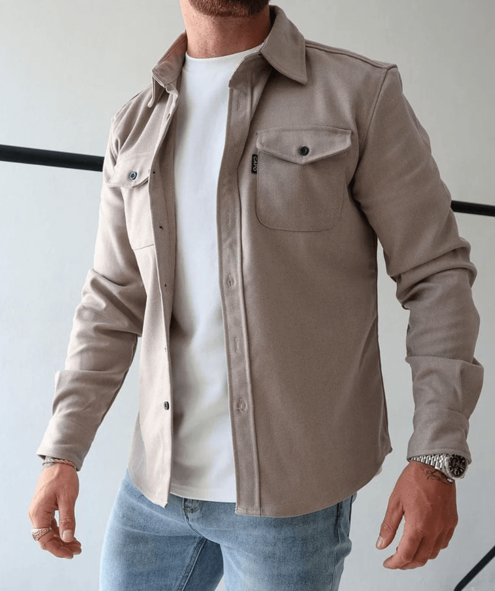 Modern Men's Shirt Jacket