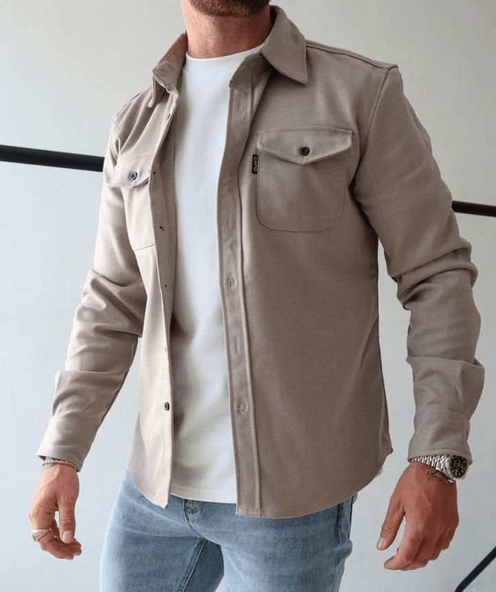 Modern Men's Shirt Jacket