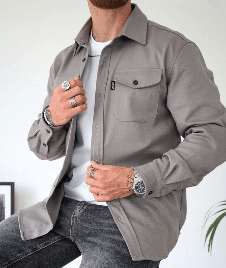 Modern Men's Shirt Jacket