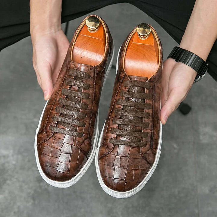 Men's Lace-Up British Style Boots