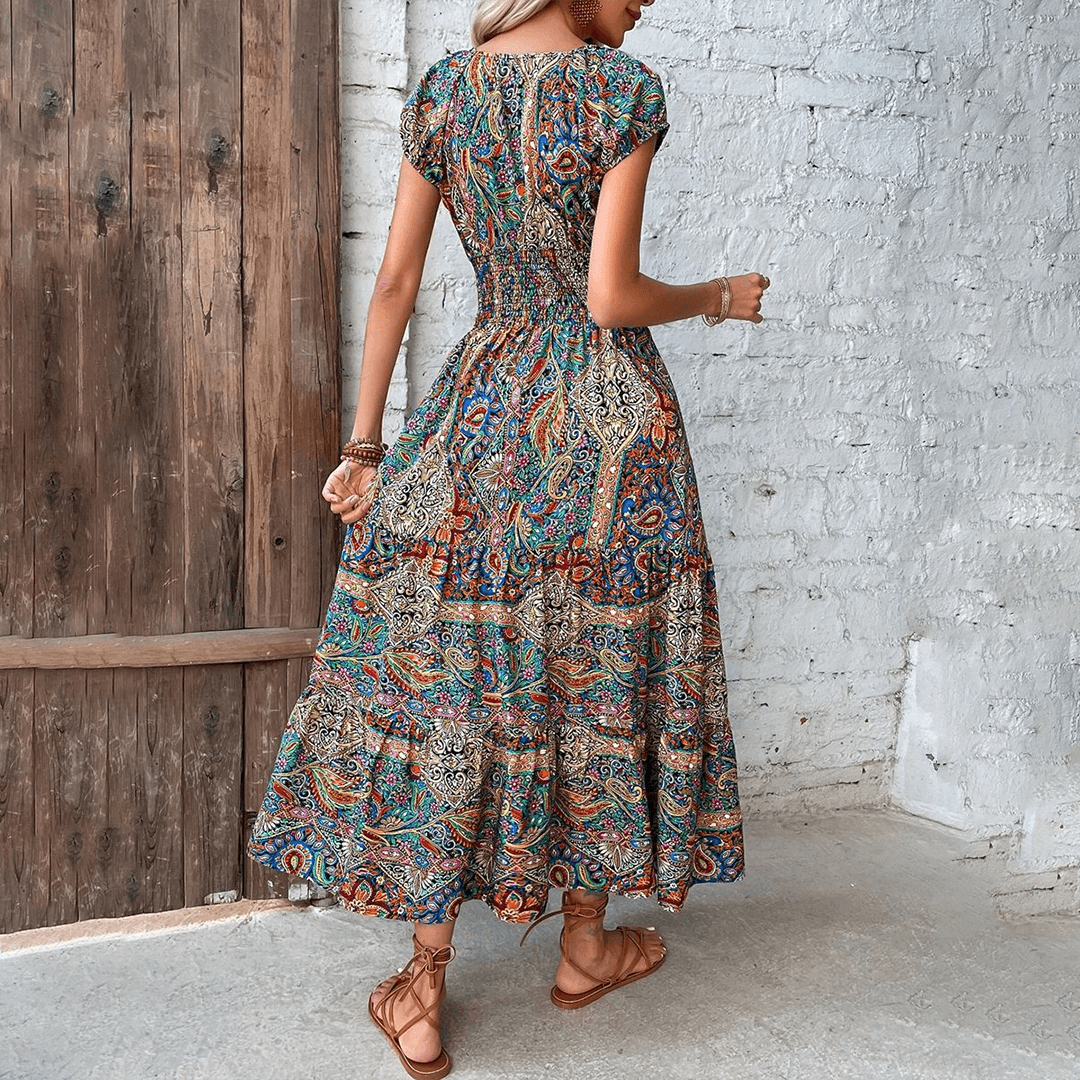 Bohemian Maxi Dress - Summer Dress