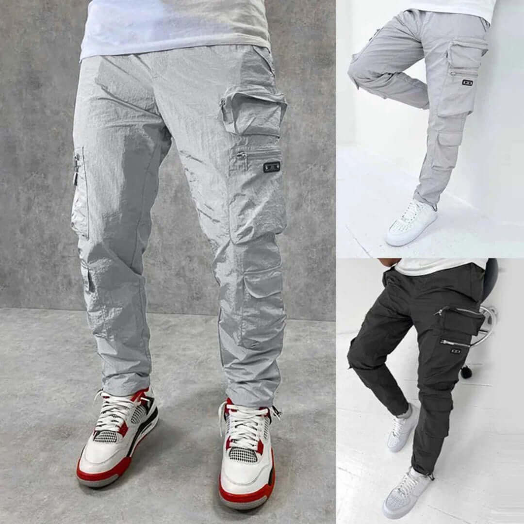 Men's Classic Fit Multi-Pocket Cargo Trousers