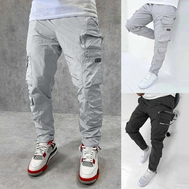 Men's Classic Fit Multi-Pocket Cargo Trousers