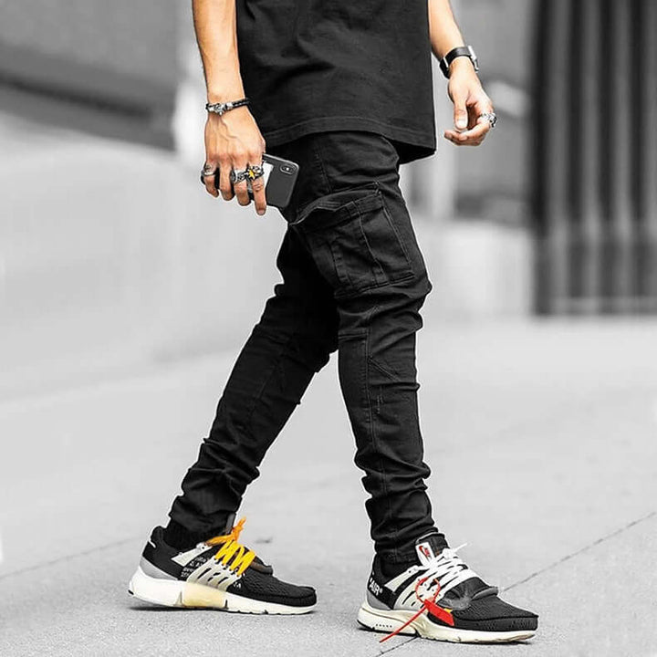 Men's Slim Fit Stacked Casual Jeans