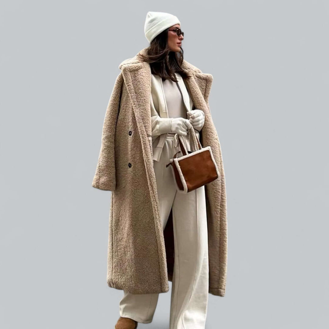Women's Teddy Faux Fur Long Coat