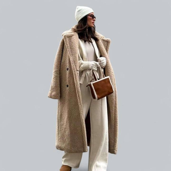 Women's Teddy Faux Fur Long Coat
