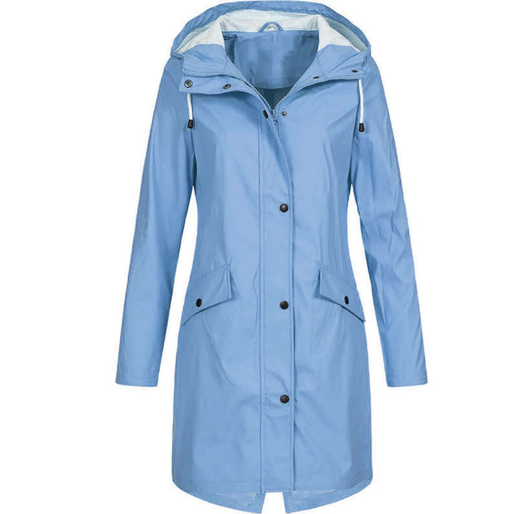 Women's Waterproof Hooded Raincoat