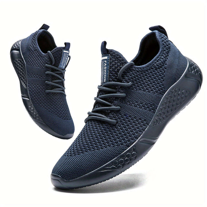 Men's Lightweight Knitted Casual Trainers