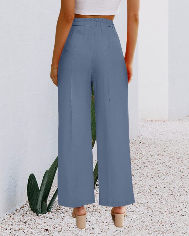 Women's Elegant Wide-Leg Trousers
