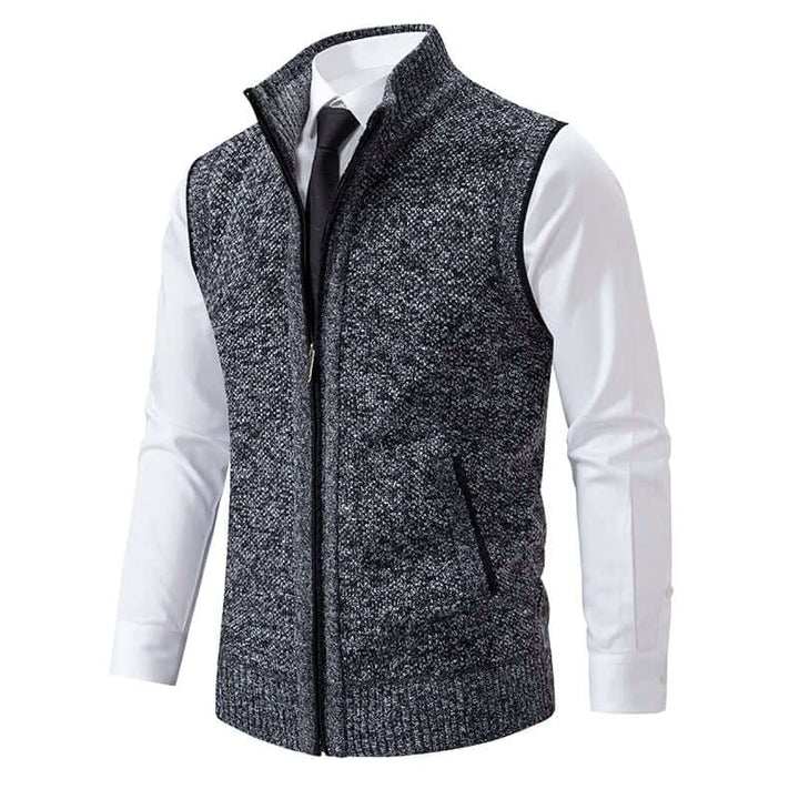 Men's Knitted Cardigan with Pockets