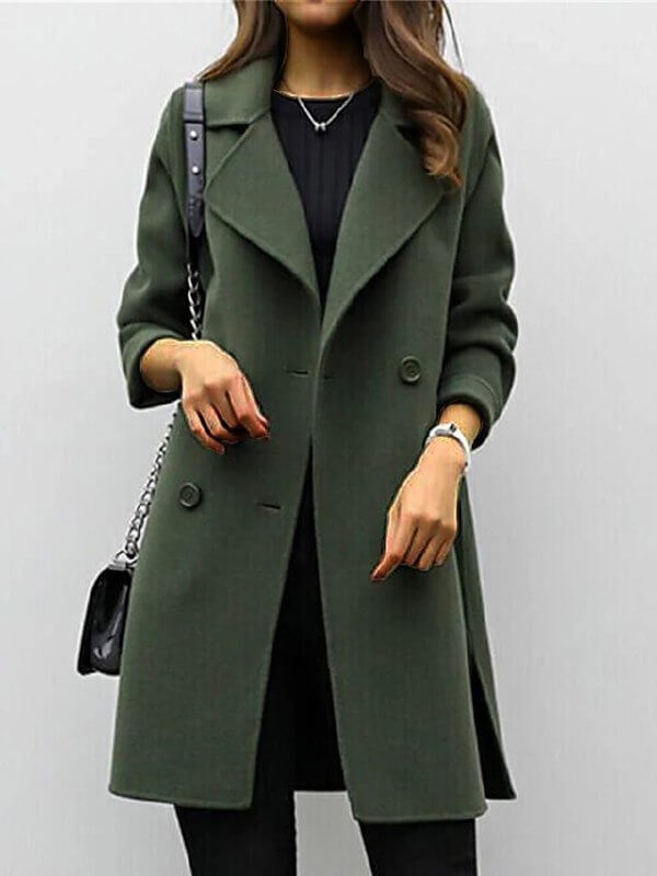 Women's Elegant Wool Winter Coat