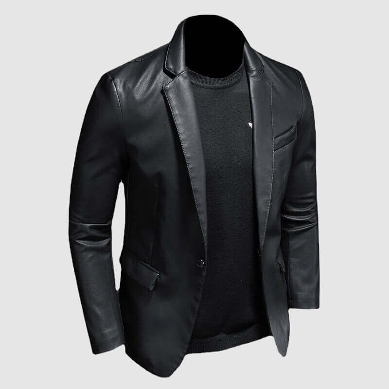 Men's Raw Leather Jacket