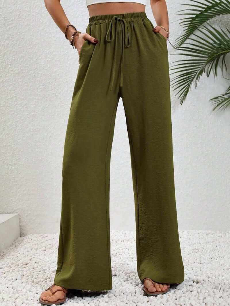 Linen Trousers - Comfortable Fit