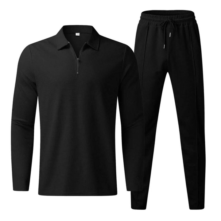 Men's Polo Shirt & Sweatpants Set