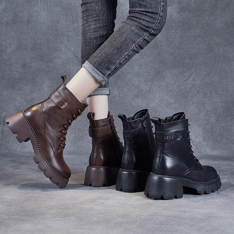 Orthopedic Leather Boots for Women