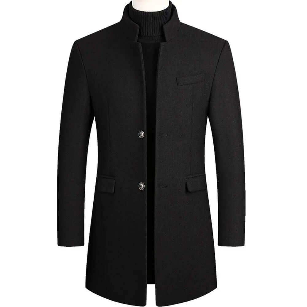 Men's Tailored Standing Collar Blazer
