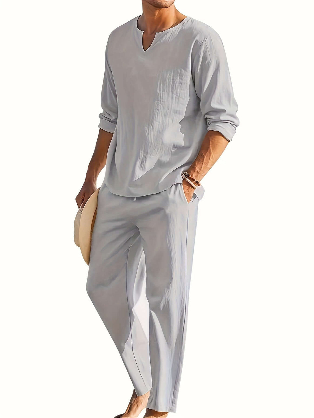Men's Casual Two-Piece Outfit Set