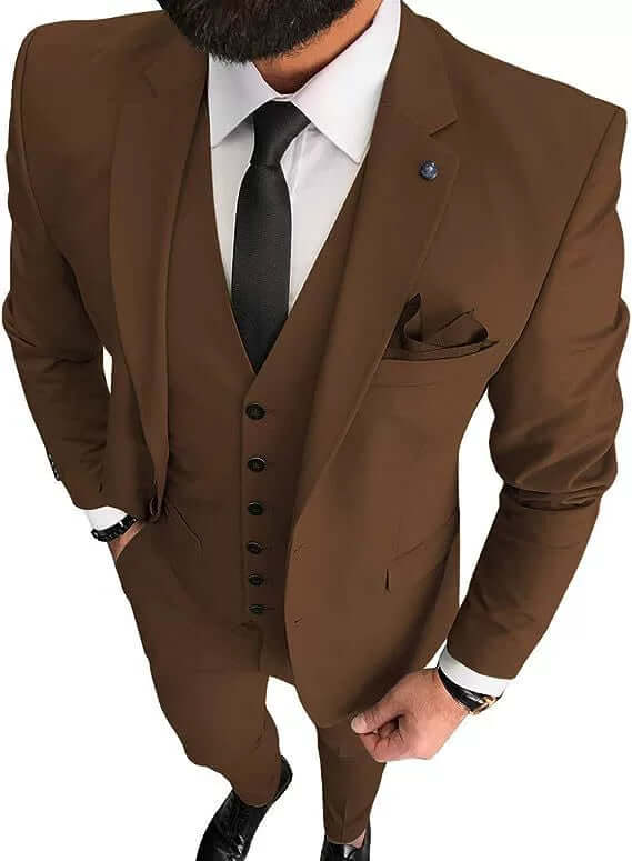 Men's Slim Fit 3-Piece Suit