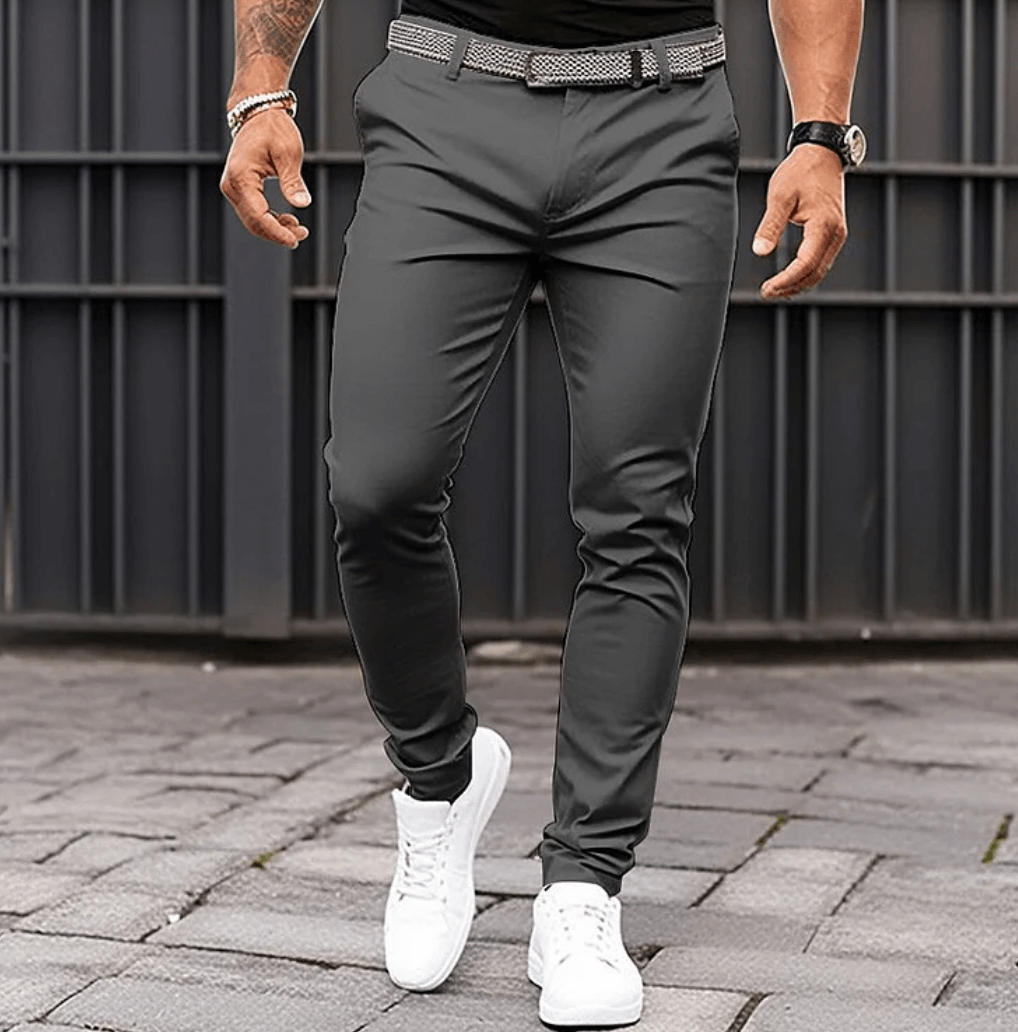 Men's Stretch Fit Athleisure Pants - Comfortable & Versatile