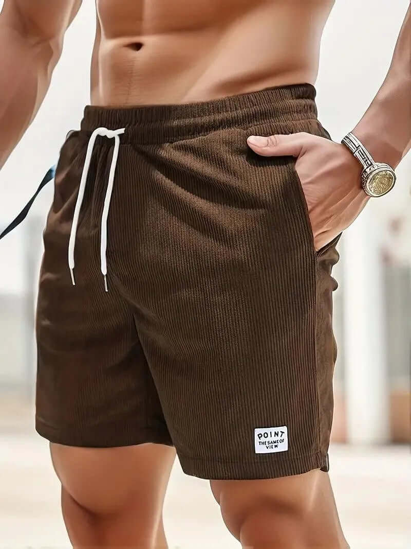 Men's Lightweight Casual Shorts with Drawstring