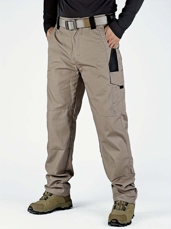 Men's Relaxed Fit Multi-Pocket Cargo Trousers