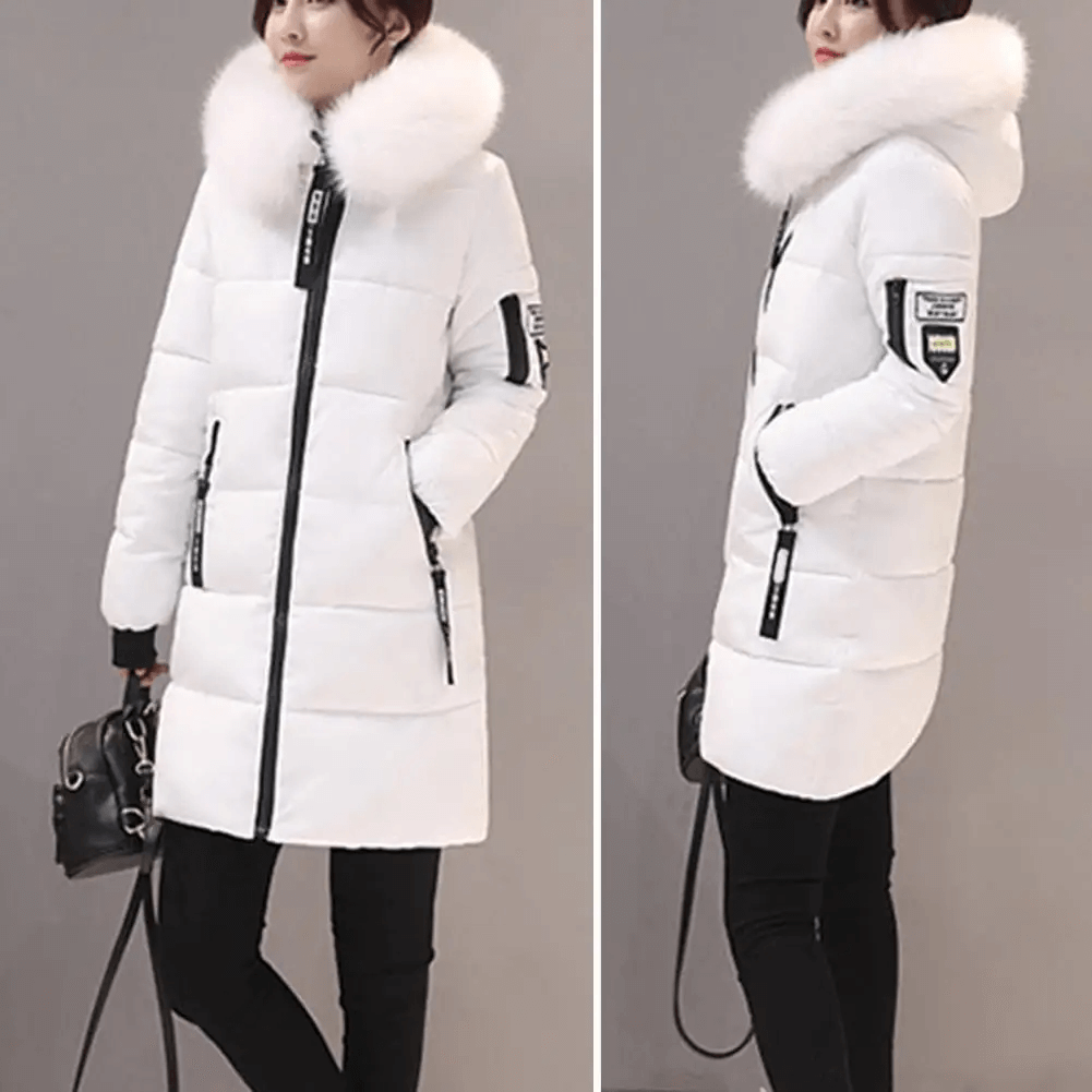 Windproof Puffer Coat for Women