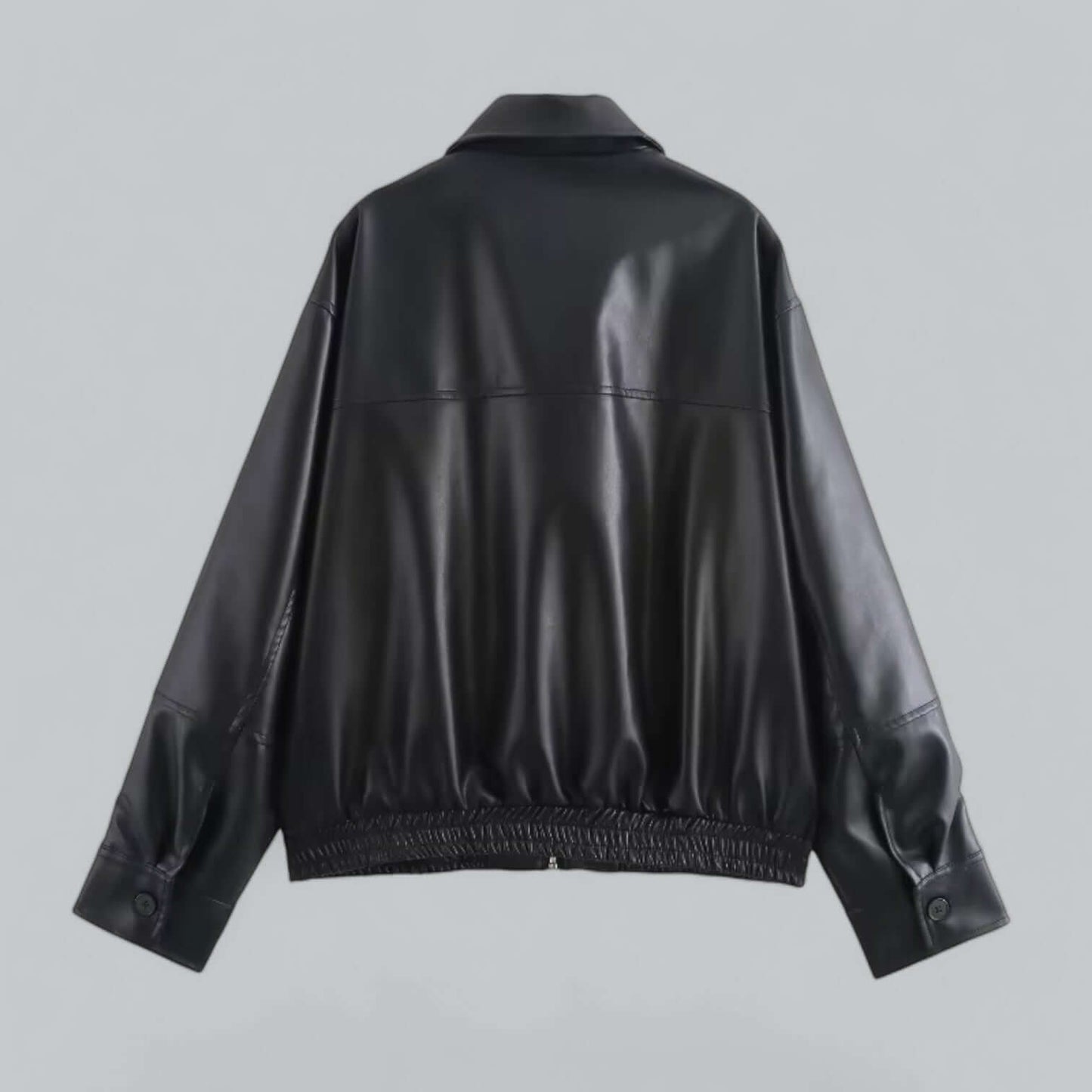 Women's Vintage Style Faux Leather Jacket